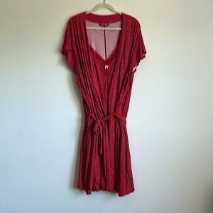 Catherine’s Sleepwear Red with White Polka Dots